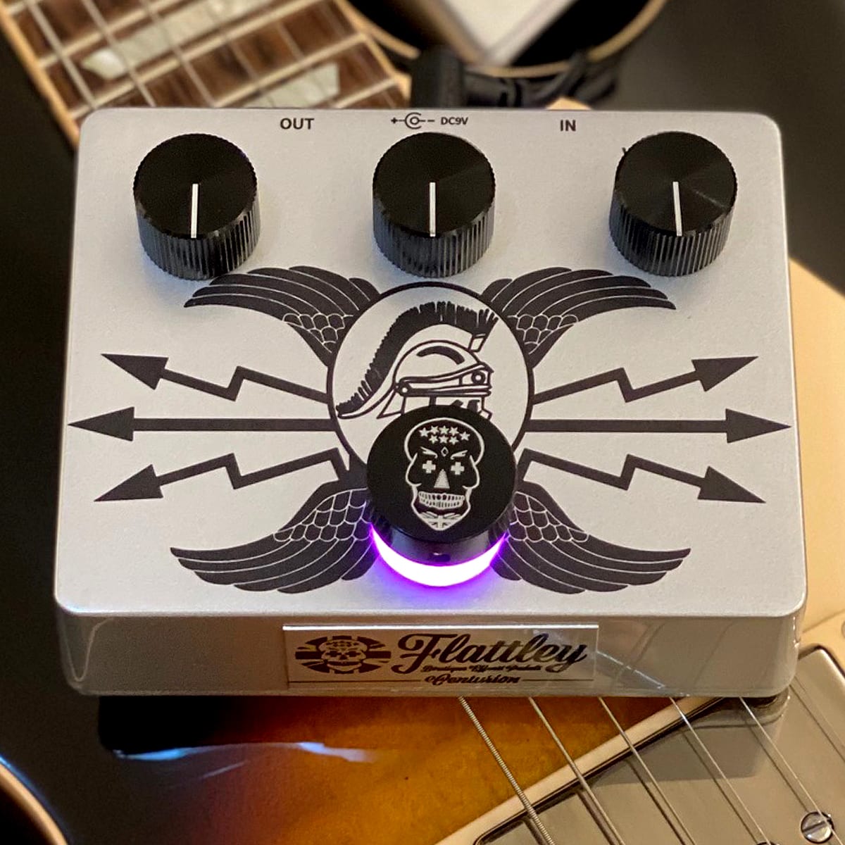 Silver Centurion (Transparent Overdrive) - Flattley Guitar Pedals